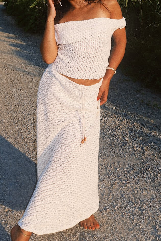 Crochet Off-The-Shoulder Top