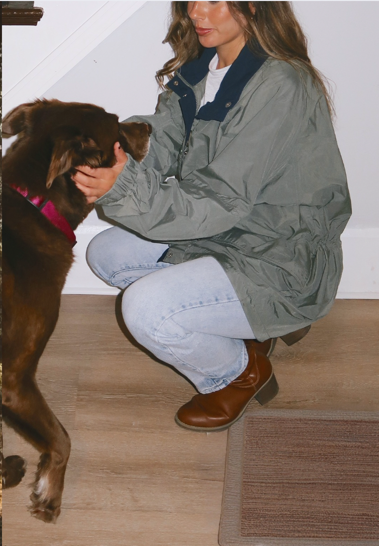90's Olive Green Parka