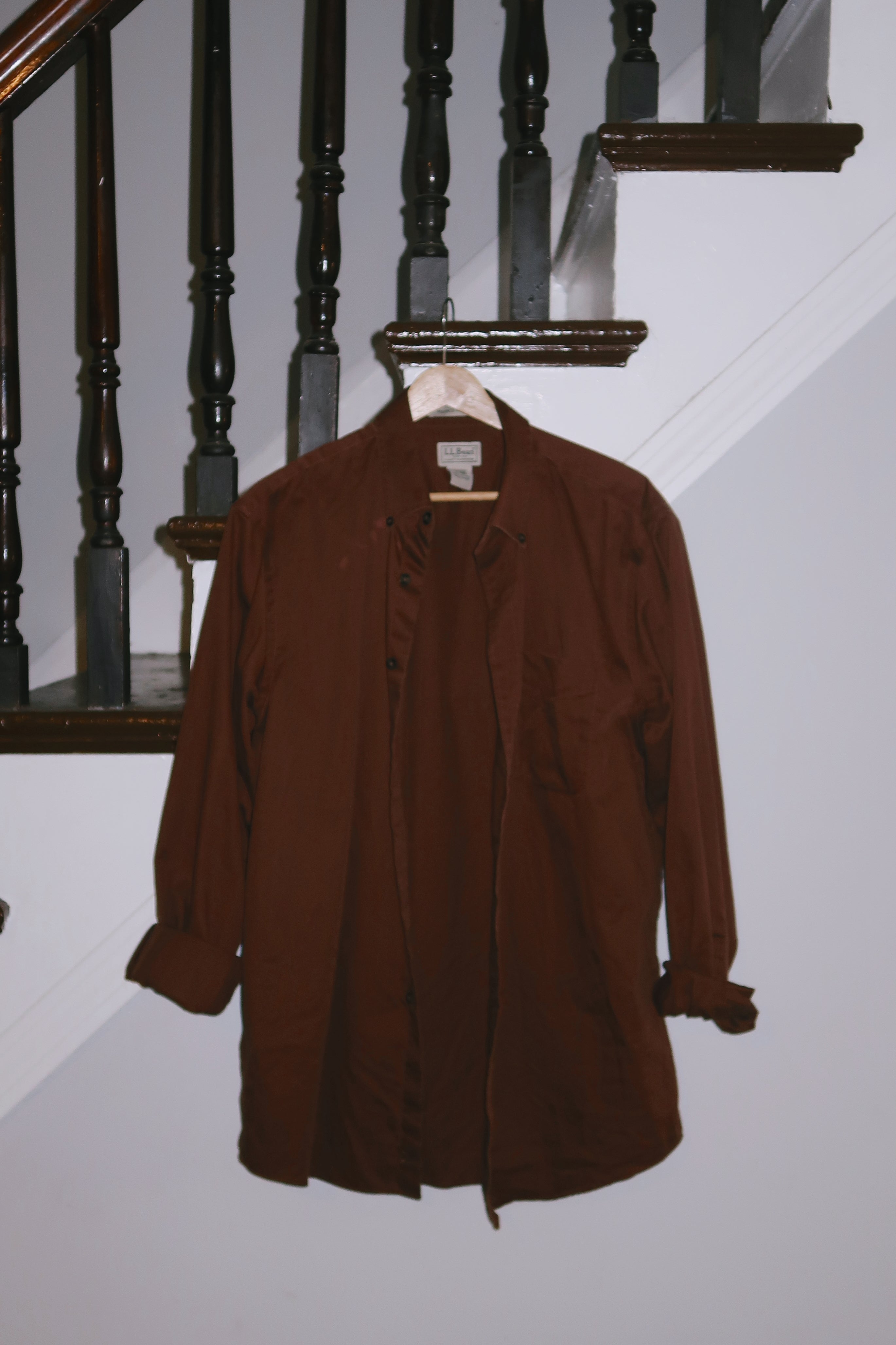 Chocolate Brown Button-Up